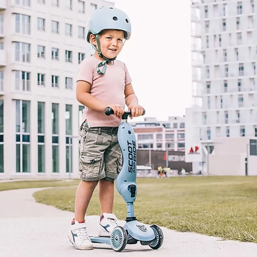 Scoot And Ride Helm Xxs-S - Steel