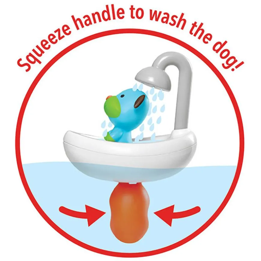 Skip Hop Zoo Squeeze & Shower Dog Badspeelgoed
