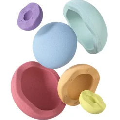Stapelstein Inside Rainbow Pastel Set Van 6