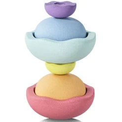 Stapelstein Inside Rainbow Pastel Set Van 6