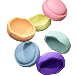 Stapelstein Pastel Rainbow Stapelstenen 6 Stuks