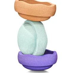 Stapelstein Stapelstenen Pastel Secondary 3 Stuks
