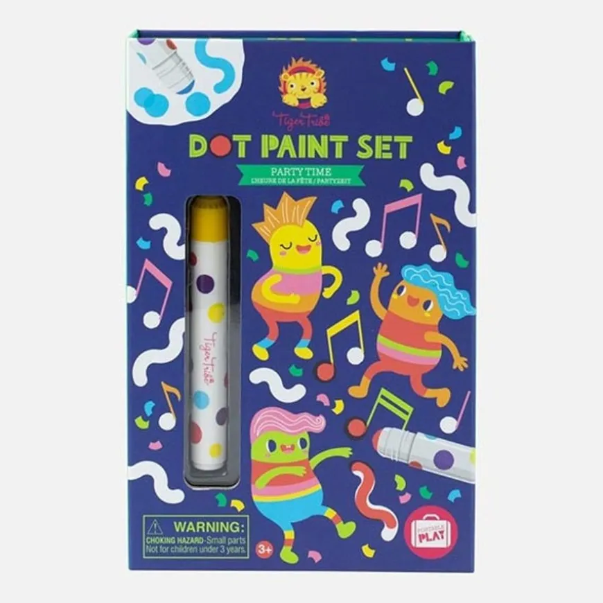 Tiger Tribe Dot Paint Kleurset Party Time