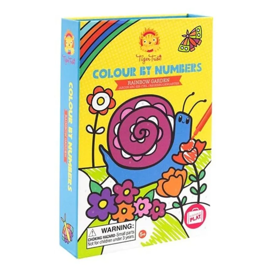 Tiger Tribe Kleuren Op Nummer Rainbow Garden