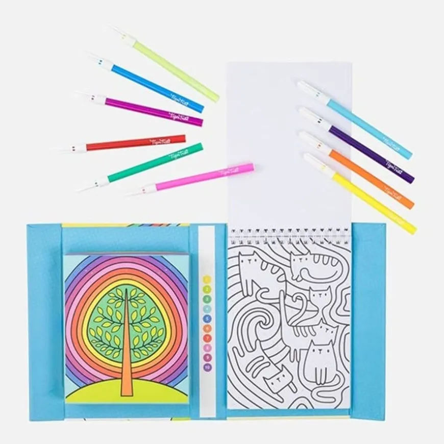 Tiger Tribe Kleuren Op Nummer Rainbow Garden