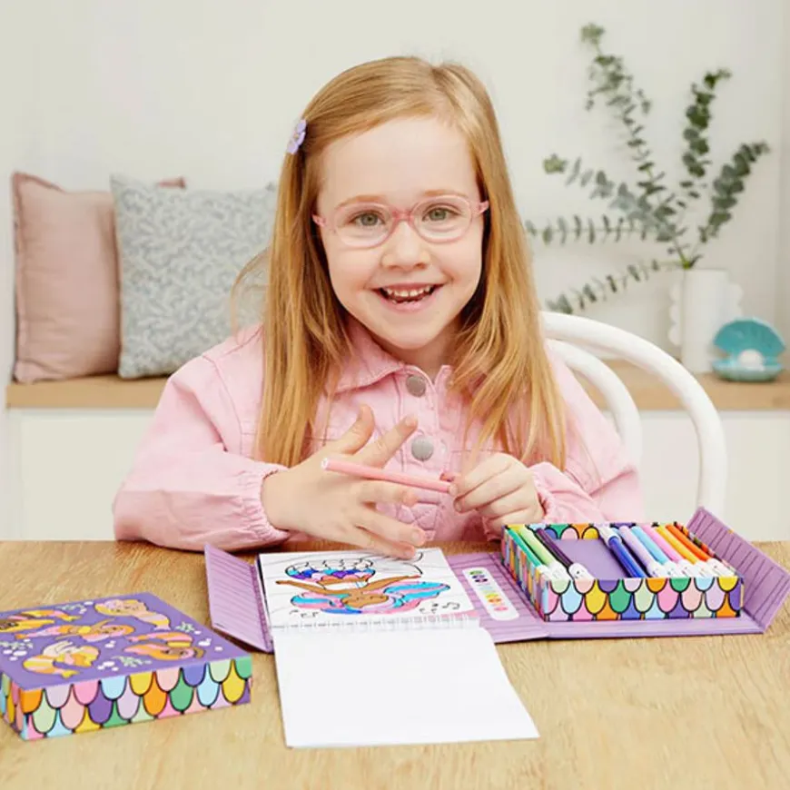 Tiger Tribe Kleuren Op Nummer Mermaids