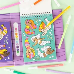 Tiger Tribe Kleuren Op Nummer Mermaids