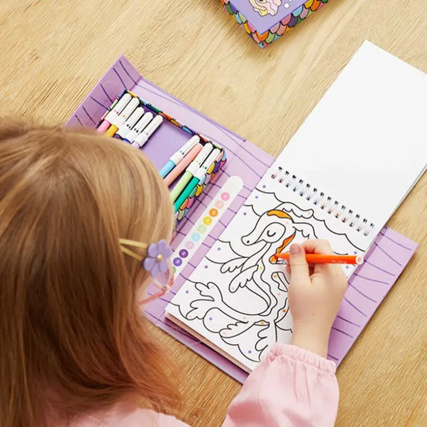 Tiger Tribe Kleuren Op Nummer Mermaids
