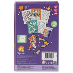 Tiger Tribe Kleuren Op Nummer Mermaids