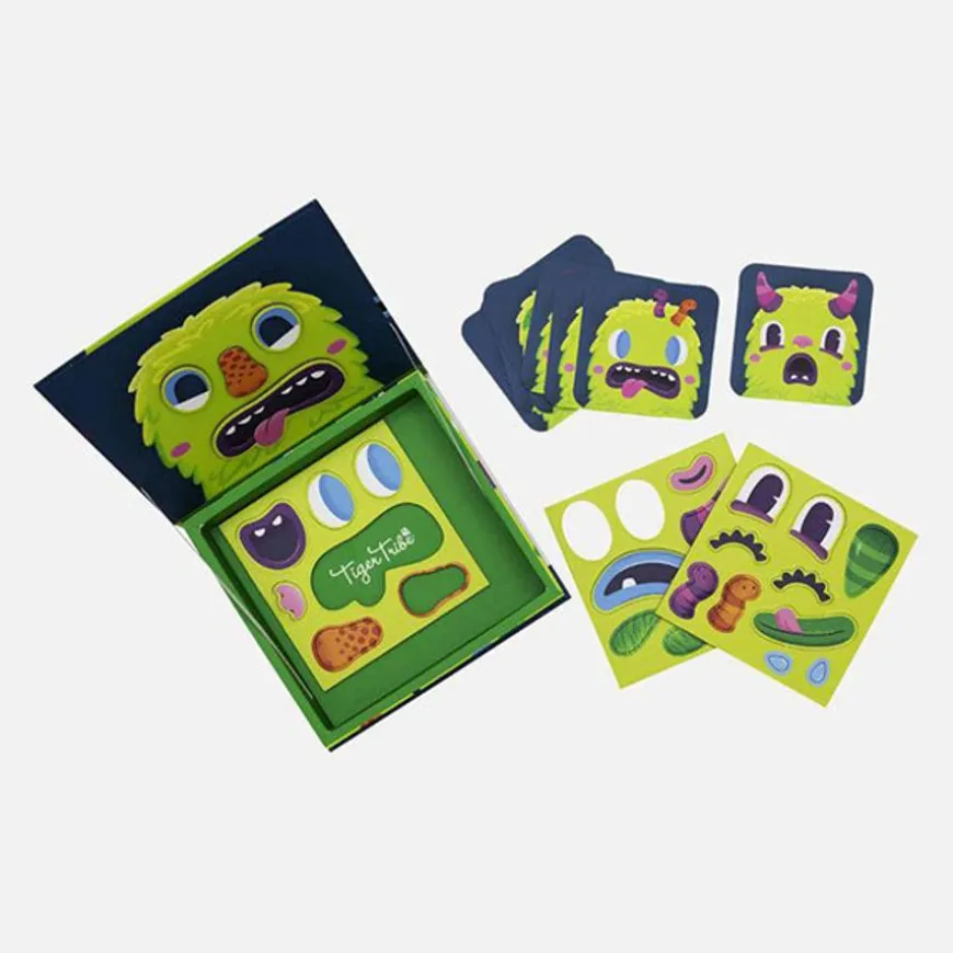 Tiger Tribe Magneetboek Magna Face Monsters