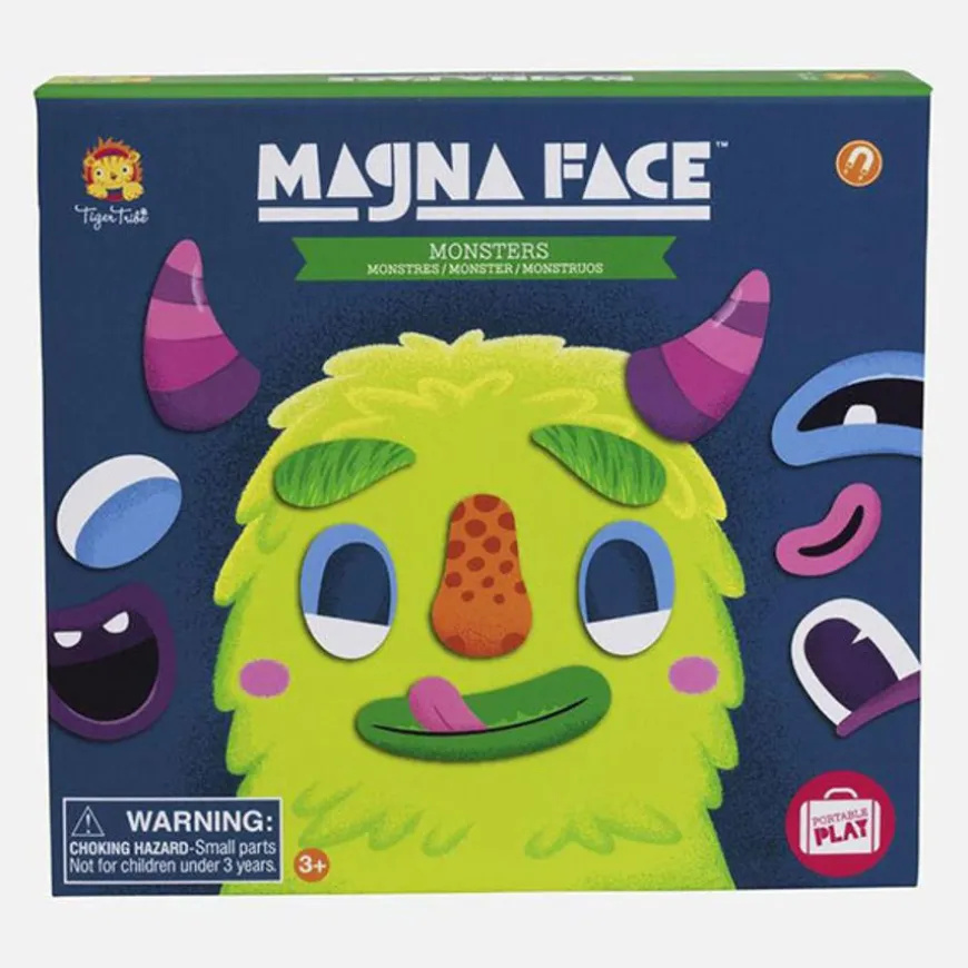 Tiger Tribe Magneetboek Magna Face Monsters