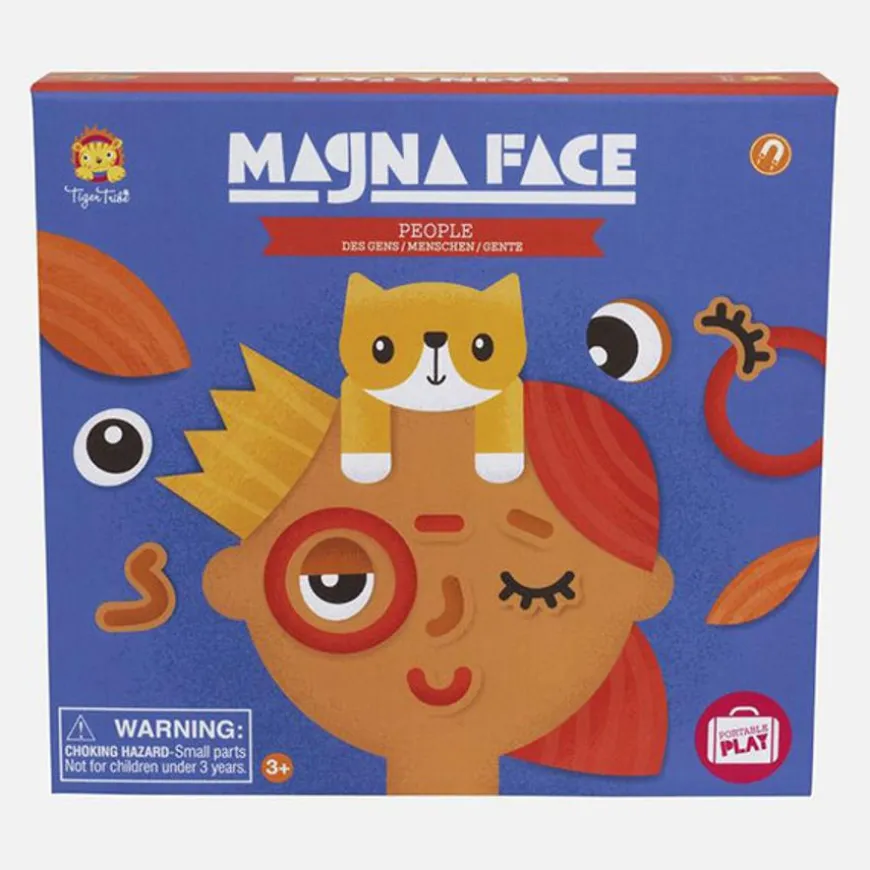 Tiger Tribe Magneetboek Magna Face People