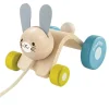 Trekdier Huppelend Konijn - Plan Toys