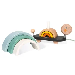 Trekdier Regenboog Schildpad Sweet Cocoon - Janod