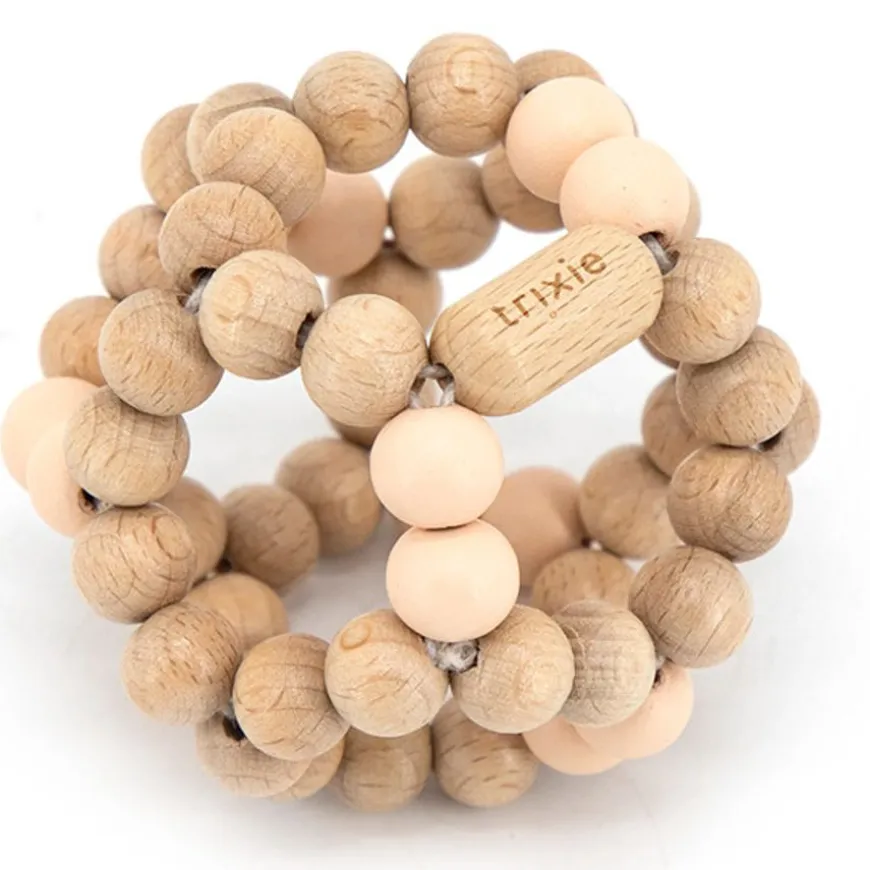 Trixie Houten Kralenbal - Roze