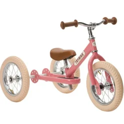 Trybike Steel 2-In-1 Loopfiets Vintage Roze