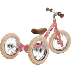 Trybike Steel 2-In-1 Loopfiets Vintage Roze
