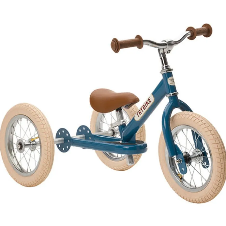 Trybike Steel 2-In-1 Loopfiets Vintage Blauw