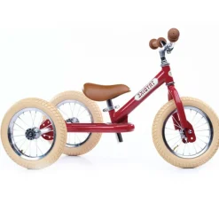 Trybike Steel 2-In-1 Loopfiets Vintage Rood
