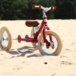 Trybike Steel 2-In-1 Loopfiets Vintage Rood