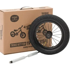 Trybike Steel Trikekit Wiel Extensie Set Zwart
